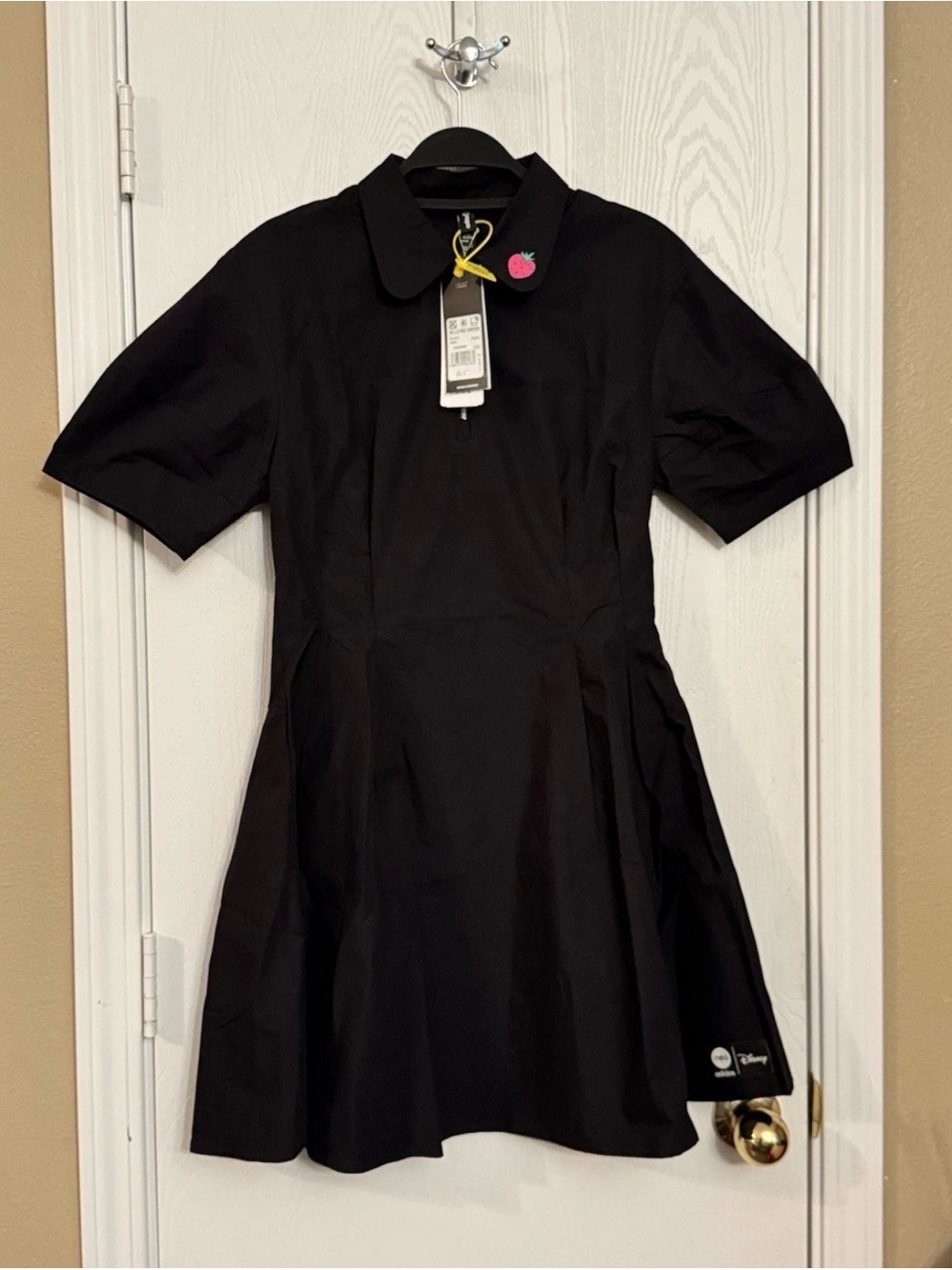 NWT adidas NEO Disney Lotso Dress Black Strawberry Bear Zip Toy Story RARE!